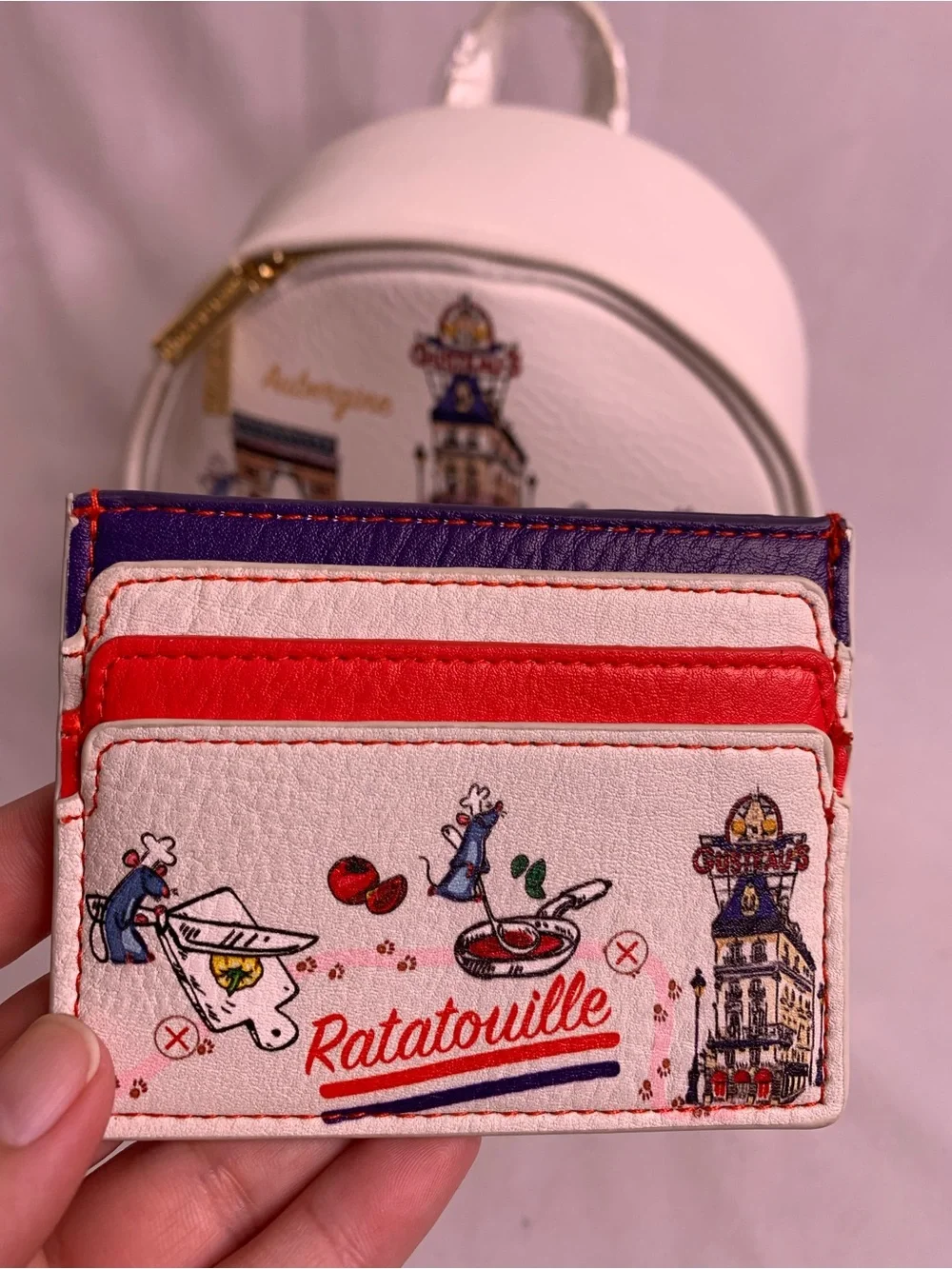 Danielle Nicole Disney Pixar Ratatouille Mini Backpack Loungefly with Card Case - Picture 3 of 11